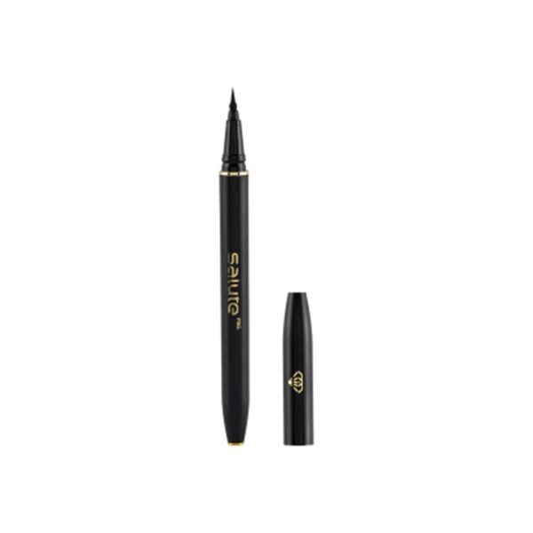 خط چشم ماژیکی مشکی ضد آب سالوته مدل Carbon Black